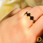 Van Cleef Band Ring - Stainless Steel Jewelry in Pakistan - Fostelle Van Cleef Band Ring - Stainless Steel Jewelry in Pakistan - Fostelle