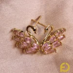 Swan Zircon Studs - Stainless Steel Jewelry in Pakistan - Fostelle Swan Zircon Studs - Stainless Steel Jewelry in Pakistan - Fostelle