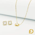 Vancleef Clover Set - Stainless Steel Jewelry in Pakistan - Fostelle Vancleef Clover Set - Stainless Steel Jewelry in Pakistan - Fostelle
