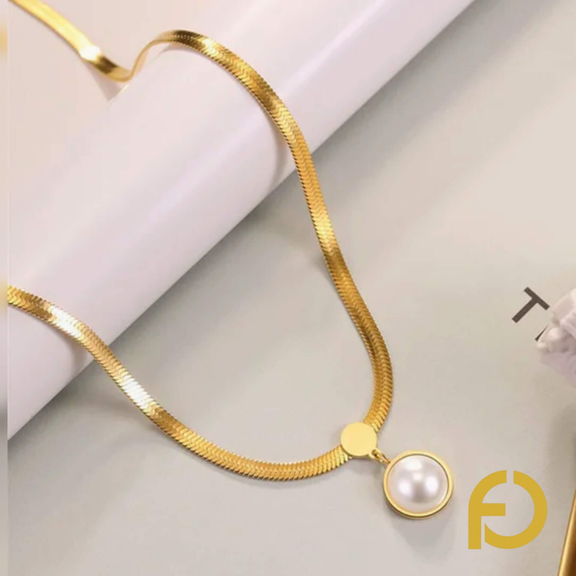 InShot_20241029_150614818 Whimsical Charm Pearl Pendant - Stainless Steel Jewelry in Pakistan - Fostelle