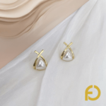 Minimalist Pearl Studs - Stainless Steel Jewelry in Pakistan - Fostelle Minimalist Pearl Studs - Stainless Steel Jewelry in Pakistan - Fostelle