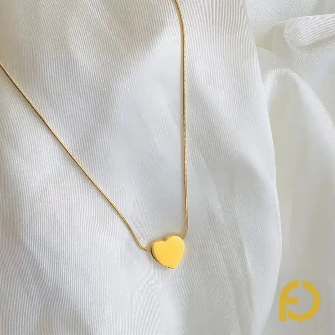 Untitled design (1) Heartfelt Gold Necklace - Stainless Steel Jewelry in Pakistan - Fostelle