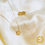 Golden Clover Set - Stainless Steel Jewelry in Pakistan - Fostelle Golden Clover Set - Stainless Steel Jewelry in Pakistan - Fostelle
