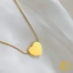 Heartfelt Gold Necklace - Stainless Steel Jewelry in Pakistan - Fostelle Heartfelt Gold Necklace - Stainless Steel Jewelry in Pakistan - Fostelle