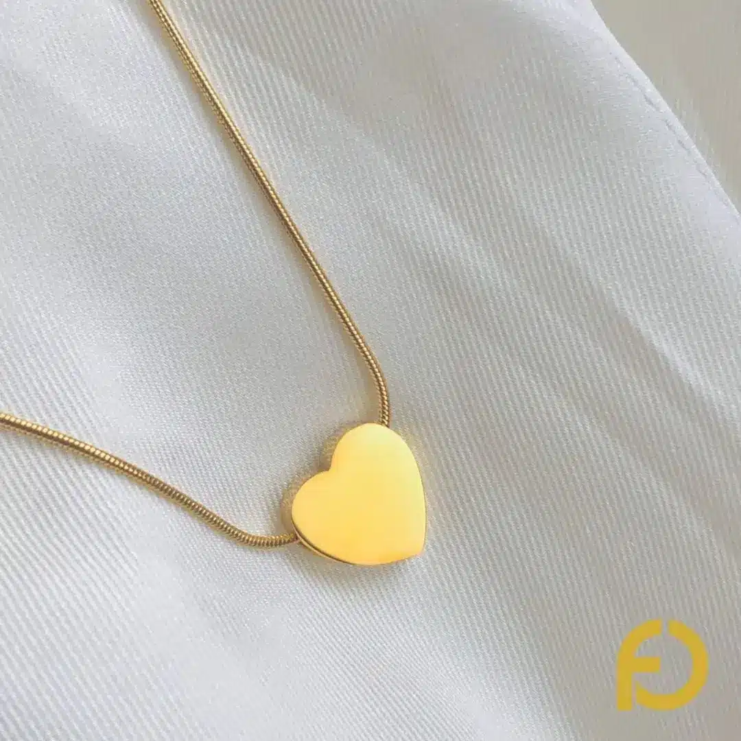 Untitled design (2) Heartfelt Gold Necklace - Stainless Steel Jewelry in Pakistan - Fostelle