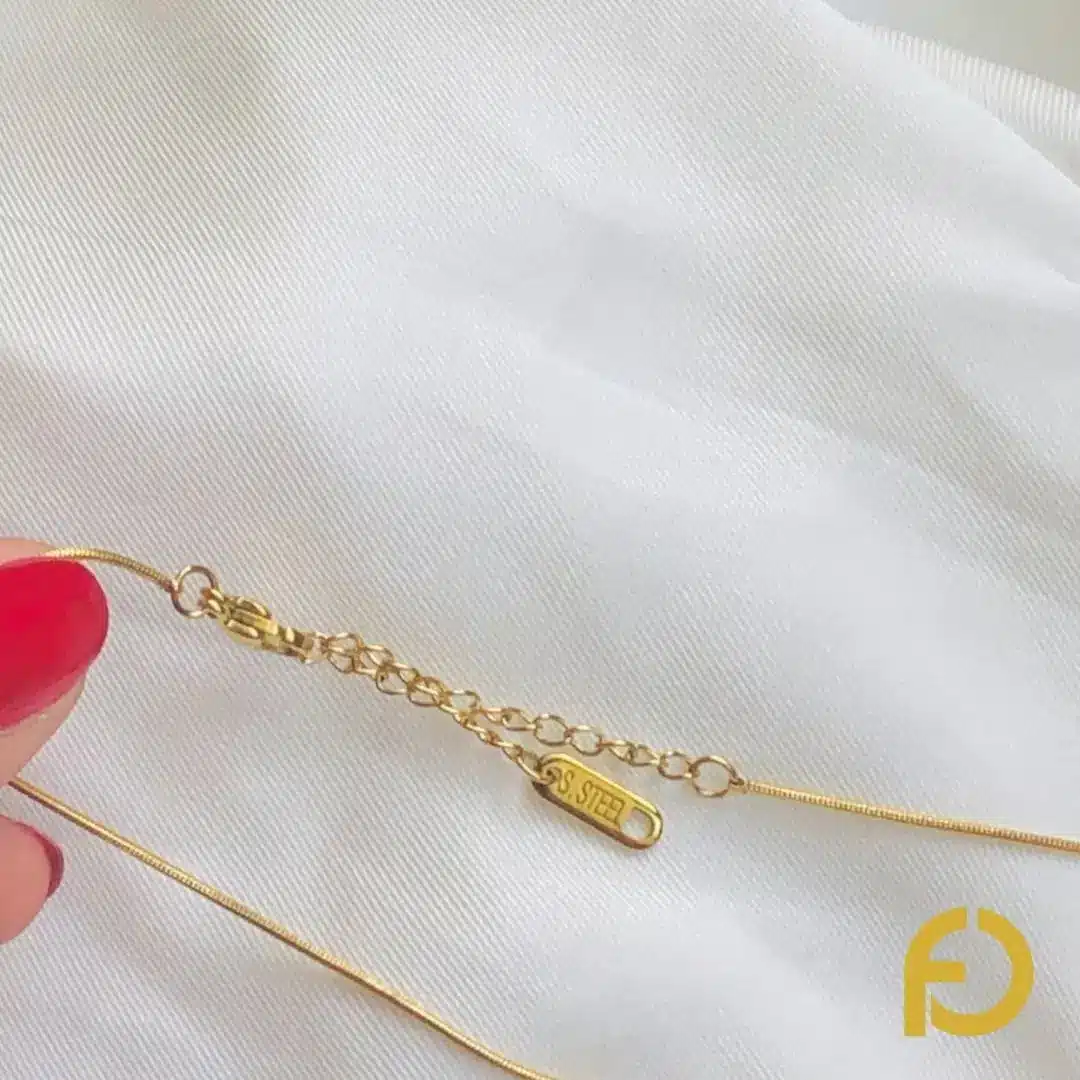 Untitled design (3) Heartfelt Gold Necklace - Stainless Steel Jewelry in Pakistan - Fostelle