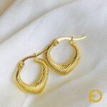 Triad Dainty Hoops - Stainless Steel Jewelry in Pakistan - Fostelle Triad Dainty Hoops - Stainless Steel Jewelry in Pakistan - Fostelle