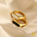 Monochrome Ring - Stainless Steel Jewelry in Pakistan - Fostelle Monochrome Ring - Stainless Steel Jewelry in Pakistan - Fostelle