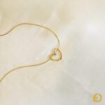 Veloura Heart Pendant Gold - Stainless Steel Jewelry in Pakistan - Fostelle Veloura Heart Pendant Gold - Stainless Steel Jewelry in Pakistan - Fostelle