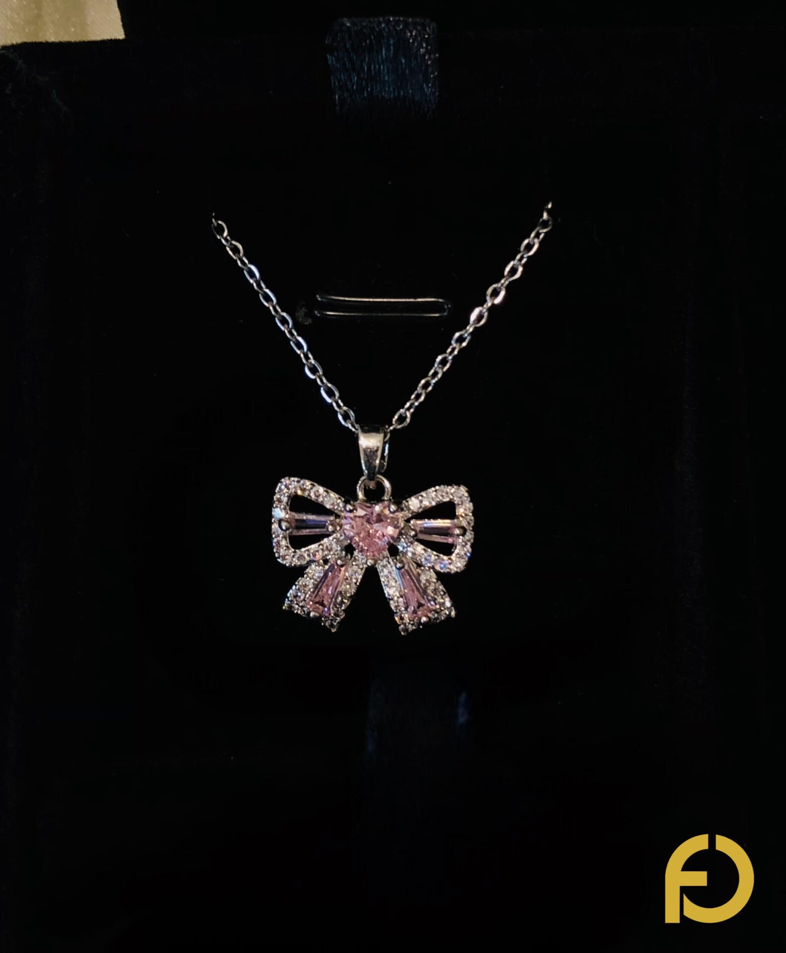 IMG-20251004-WA0096 Pink Bloom Pendant - Stainless Steel Jewelry in Pakistan - Fostelle