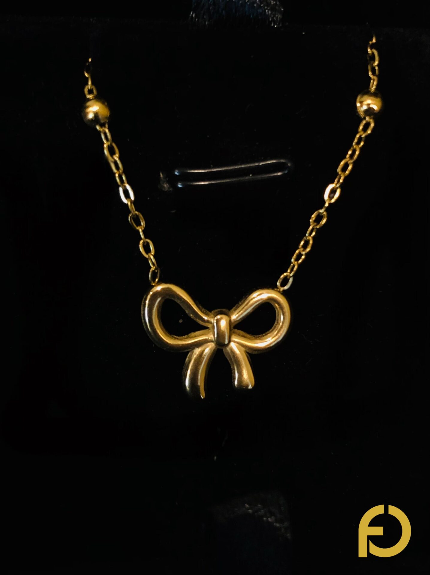 IMG-20251004-WA0102 Bow Pendant - Stainless Steel Jewelry in Pakistan - Fostelle
